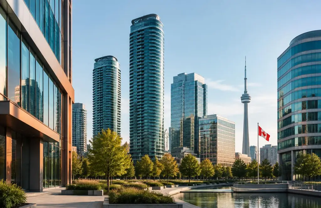 Modern business district serving Mississauga and the Greater Toronto Area